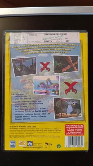 Jogo PC Peter Pan - Aventuras Na Terra do Nunca