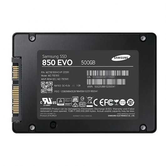 SSD 2.5" Samsung 850 EVO 500GB