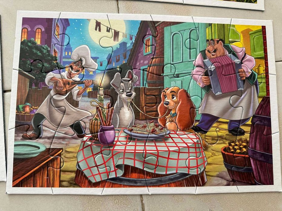 Disney Rei Leao Bambi Dama Vagabundo Livro puzzles timon pumba jogos