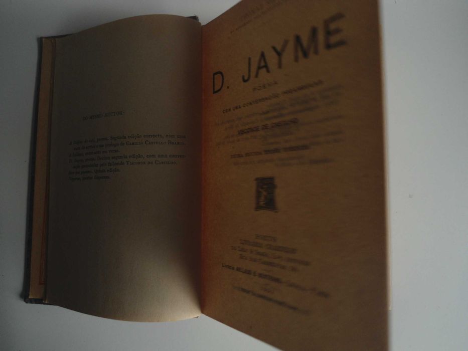 D. Jayme por Thomaz Ribeiro (1921)