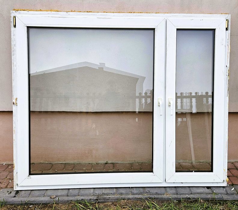 Okno plastikowe PCV po demontażu