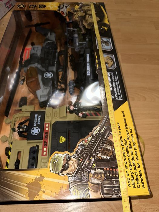 Вертолёт Военный набор машина лодка солдатики