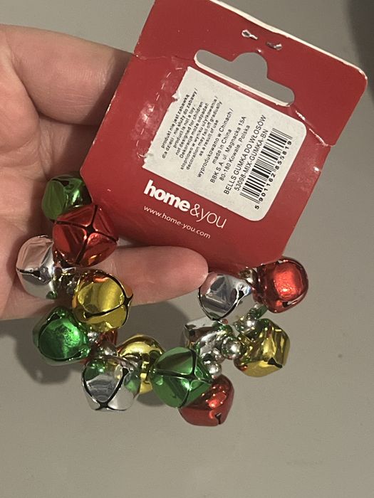 Gumka do włosów dzwoneczki christmas swieta
