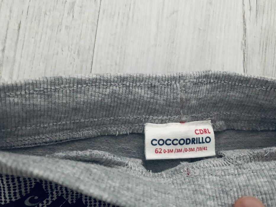 Cocodrillo r. 62 nowy zestaw komplet bluzka spodnie Super Hero dresy s