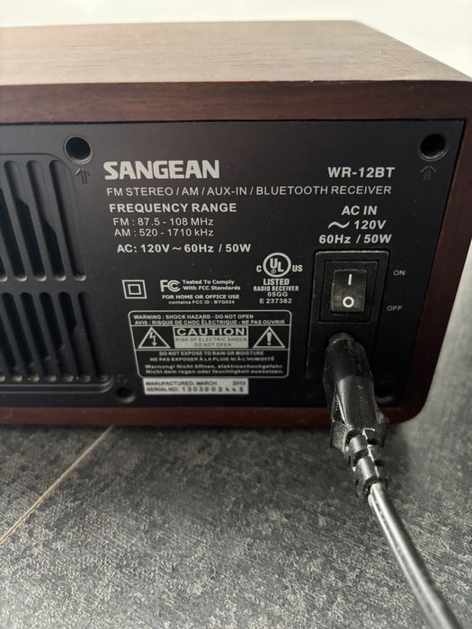 Радіо Sangean WR-12BT