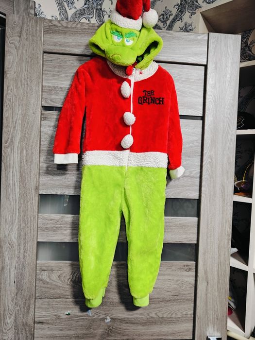 Грінч Гринч новогодняя тема костюм кигуруми хот дог карнавал