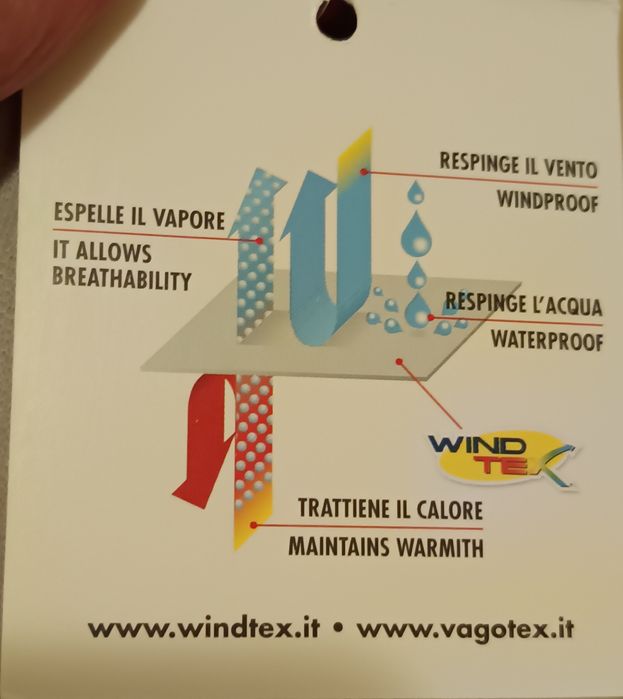 Colete Otto corta vento/impermeável