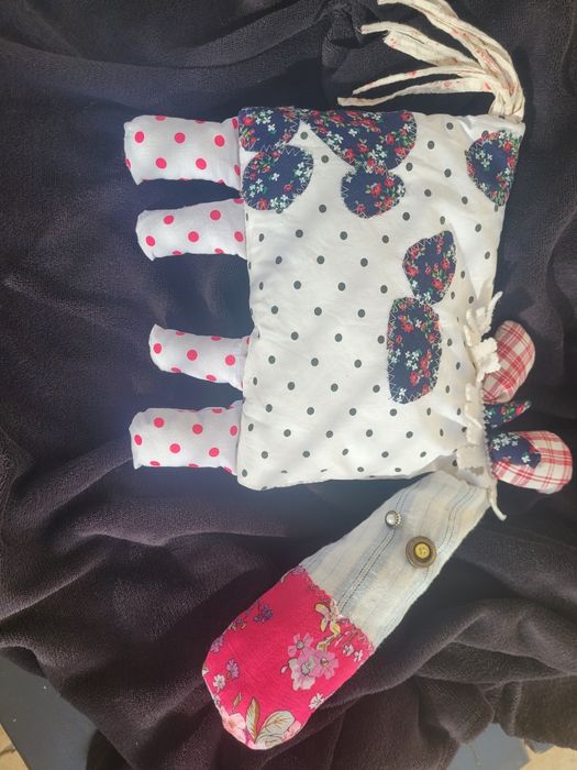 Handmade krowa pluszak maskotka ręcznie wykonana