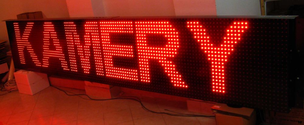 tablica reklamowa led 4m/0,75