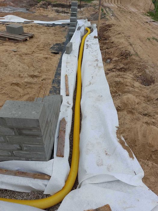 Odwodnienia, drenaże, odprowadzanie wody deszczowej