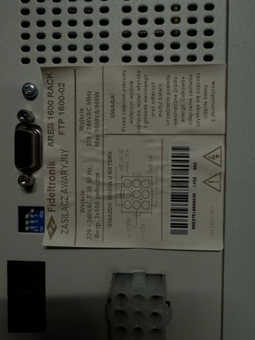 UPS Fideltronik Ares 1600 Rack