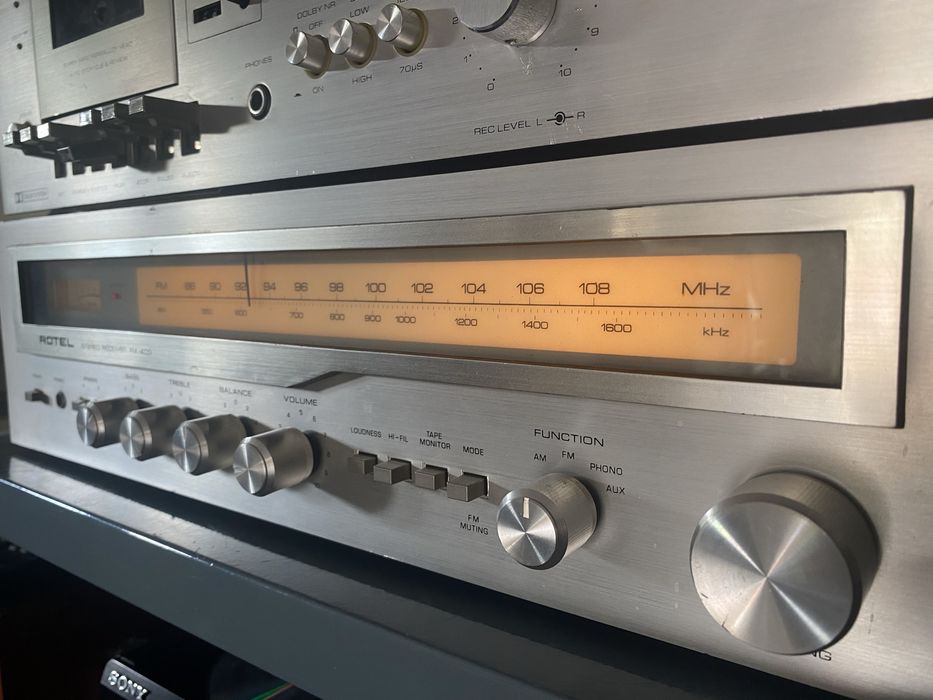 Zestaw Rotel amplituner plus deck