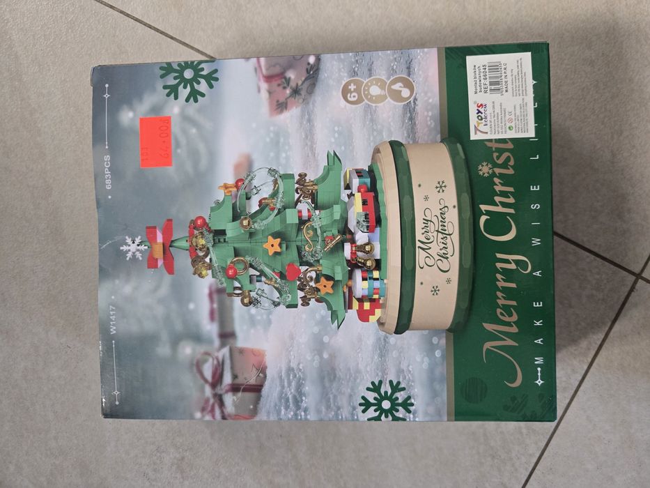 Klocki choinka swieci dzwieki