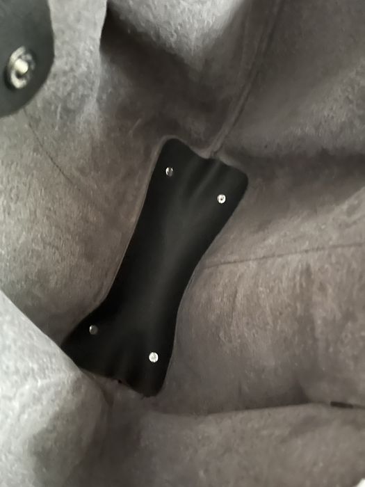 Стильна чорна сумка на щодень з екошкіри