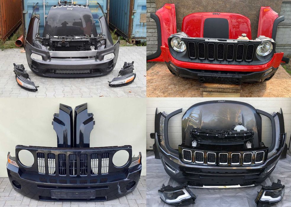 Двері передні задні ліві праві Jeep Compass I II Grand Cherokee WK2 Чірокі KL запчастини з разборки Джип Patriot Renegade Avenger Wagoneer Recon