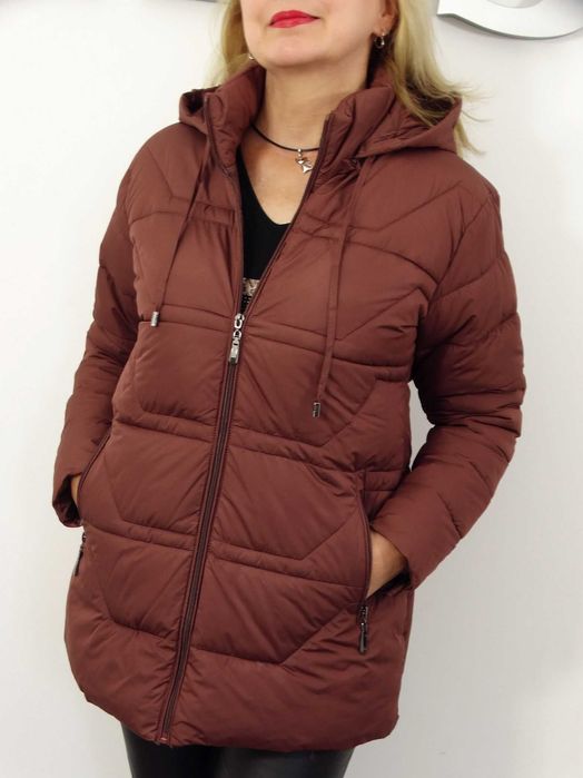 Kurtka Damska Pikowana Jesienna Przejściowa ELARA 48