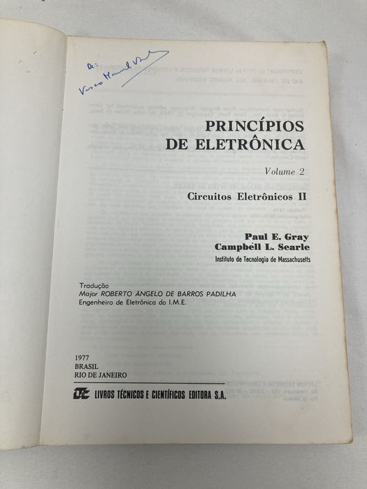 Livro Princípios de Eletrónica, Volume 2
