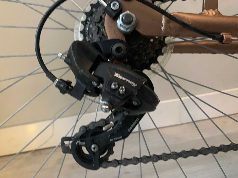 Rower MAXIM damski 28” złoty lekki alu