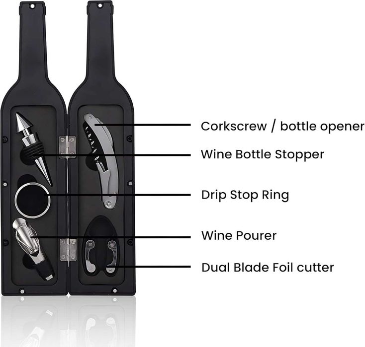 Luksusowe Akcesoria do otwierania wina Upominek Zestaw prezentowy