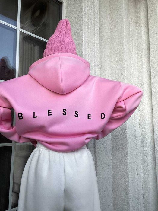 Жіночий Худі BLESSED. Різні Кольори . В наявності !