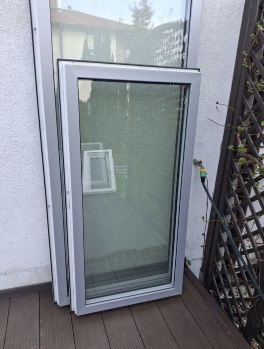 Nowe dwa okna PCV 68,5x130
