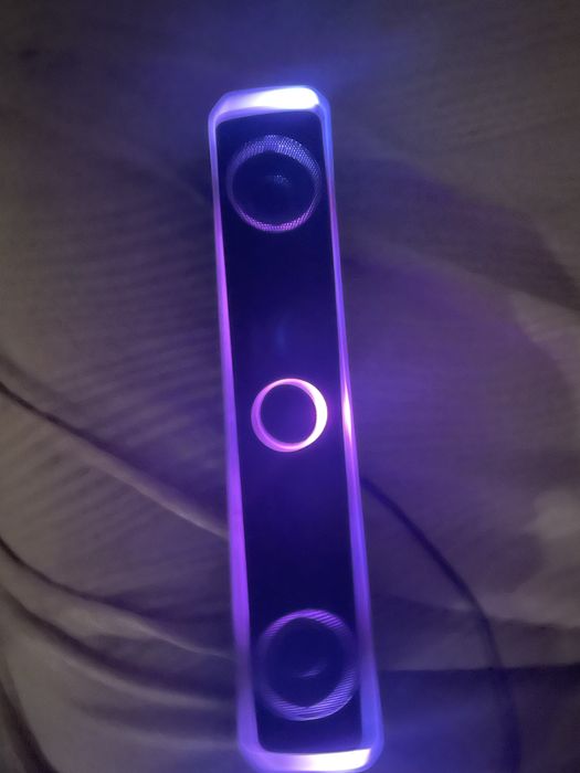 Soundbar RGB Bluetooth AUX Jack – Głośnik do PC TV Konsoli Gaming