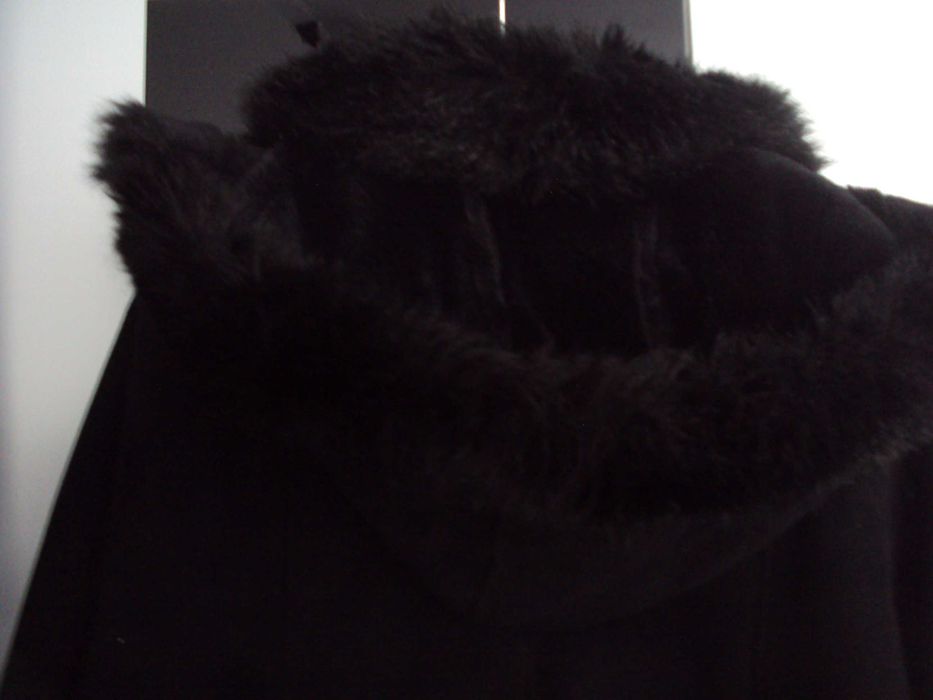 Kożuch ekologiczny z kapturem