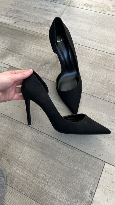 Туфлі mango туфли Манго чорні