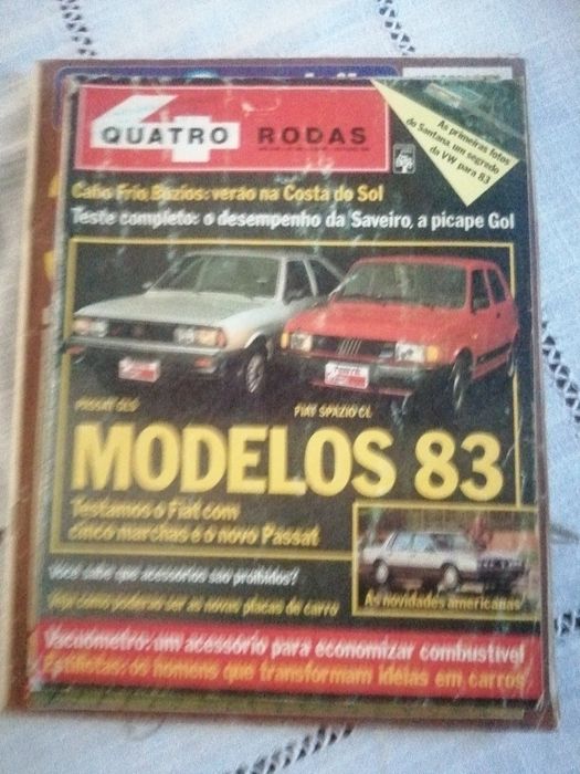 Revistas automóveis antigas