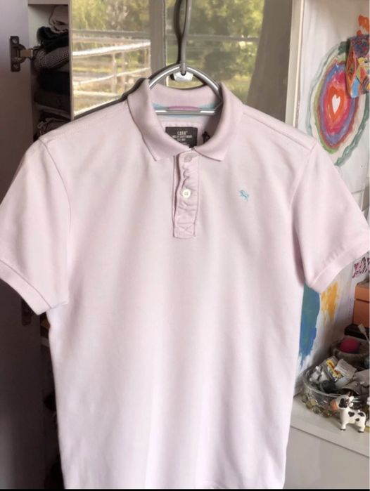H&M 146-152 Pudrowa koszuka polo dla chłopca