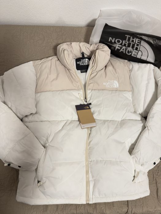 Casaco North Face Bege e Branco L
