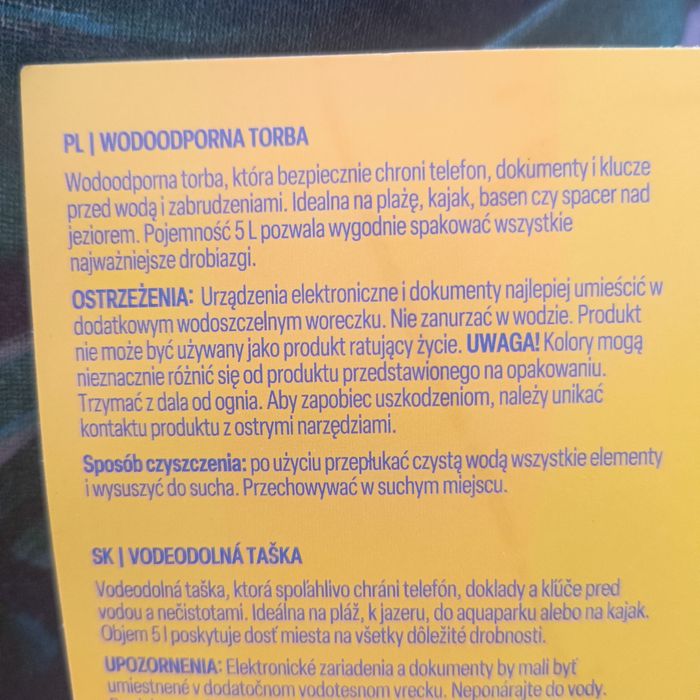 Nowa wodoodporna torba, plaża, jezioro, wędkowanie, basen