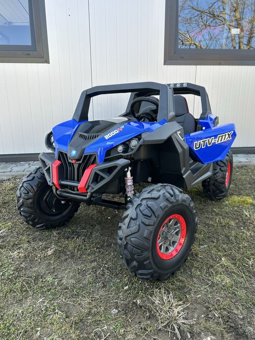 Auto na akumulator Buggy XMX603 4x4 24v Pilot Skóra 2-osobowe