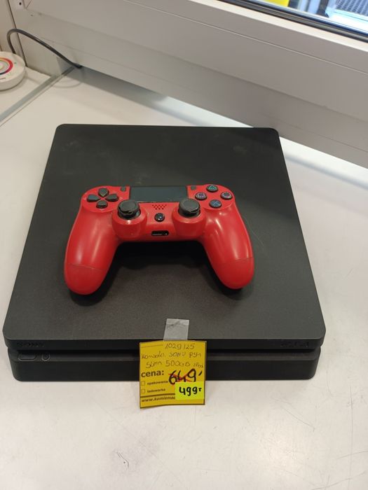Konsola PS4 slim 500Gb + pad Komis Madej sc.