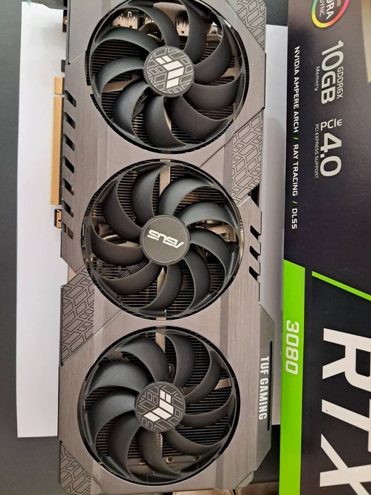 Видеокарта ASUS TUF RTX 3080 GAMING КАК НОВАЯ! ОБМЕН и другие