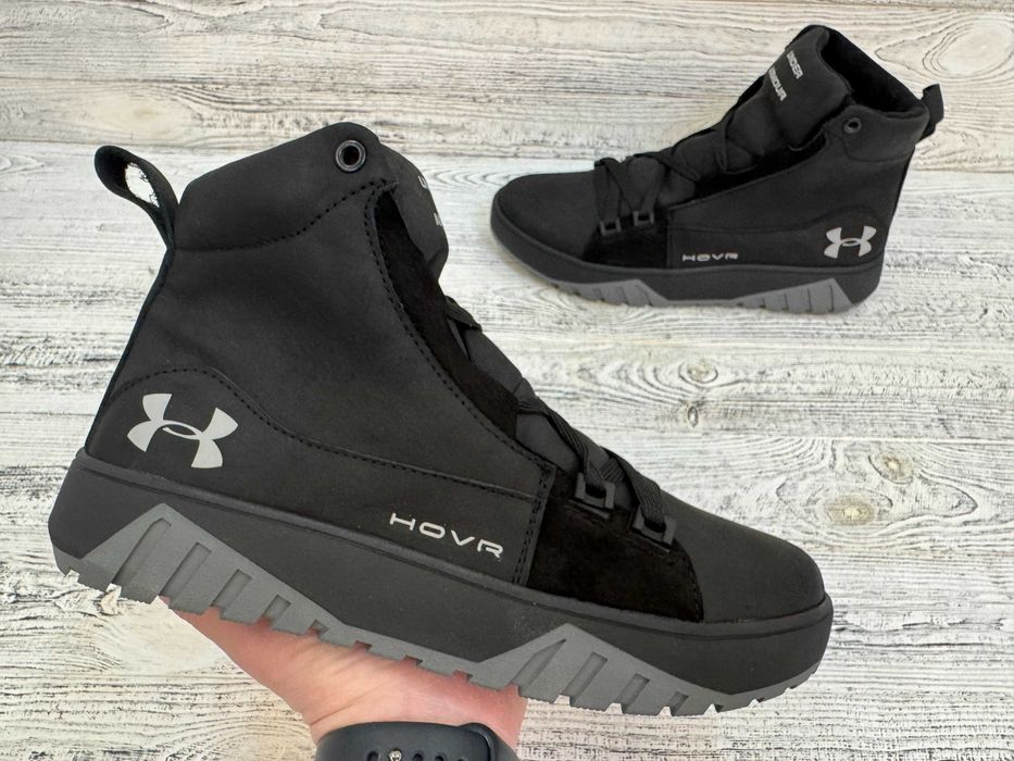 Зимові черевики високі кеди чоботи берці Under Armour Шкіра! р. 40-45