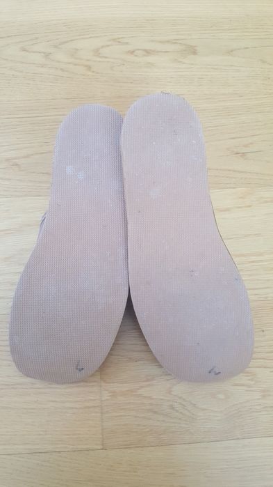 Pantofle kapcie męskie klapki brązowe wsuwane