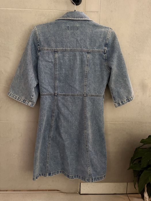 Jeansowa sukienka MONKI xs 34 lato jesien do kozakow