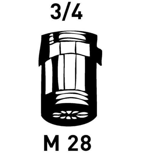 Adapter redukcja do kranu M 28x1 3/4