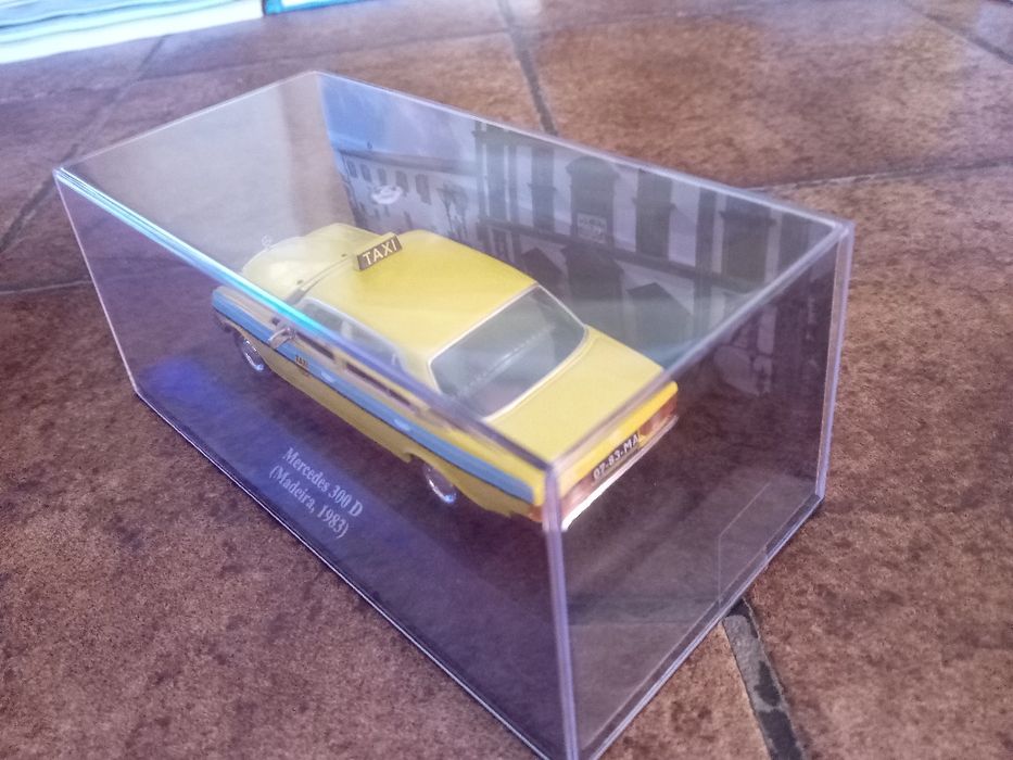 Miniatura Carro Mercedes 300D, Taxi Ilha Madeira
