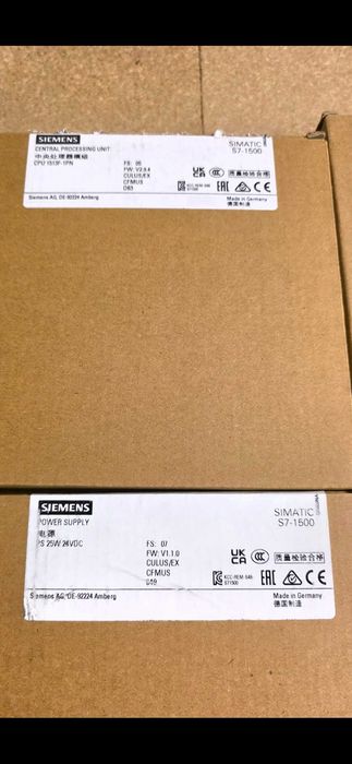 Siemens SIMATIC S7-1500 CPU 1513F-1 PN + PS 25W 24VDC | nowe | od ręki