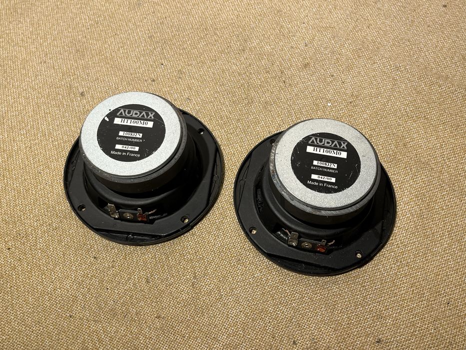 Высококачественные французские 100мм динамики AUDAX HT100M0