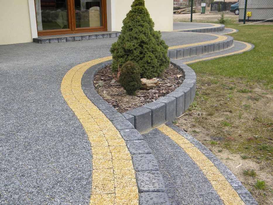 Układanie kostki brukowej Brukarstwo Ogrodzenia