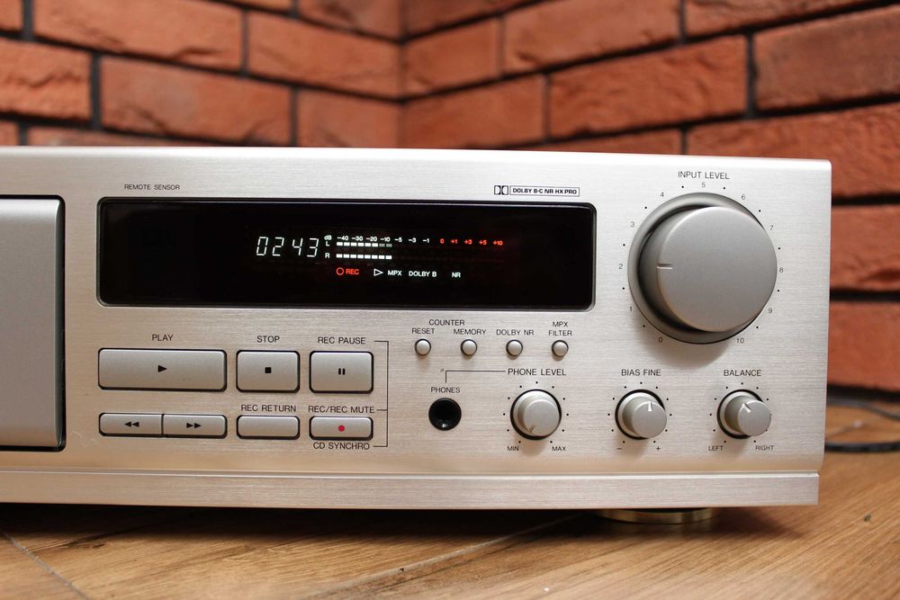 ‼️ *** Deck  Denon DRM-550 * Magnetofon Kasetowy ‼️ Po przeglądzie