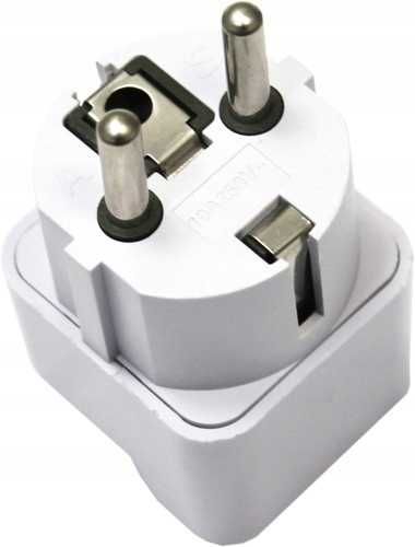 2 szt x PRZEJŚCIÓWKA ANGIELSKA Adapter UK PL Wtyczka Gniazdo 250V 10A