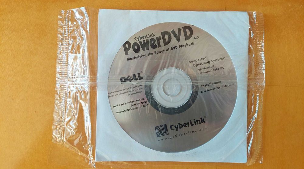Płyty Dell Roxio Easy CD Creator 5.2 Basic+Dell CyberLink PowerDVD