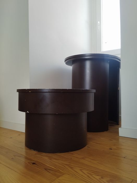 Mesa de madeira  vintage dos anos 70