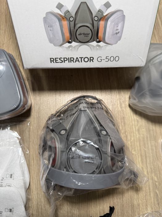 Zestaw ochronny Maska i gogle AirGear Pro Respirator G-500