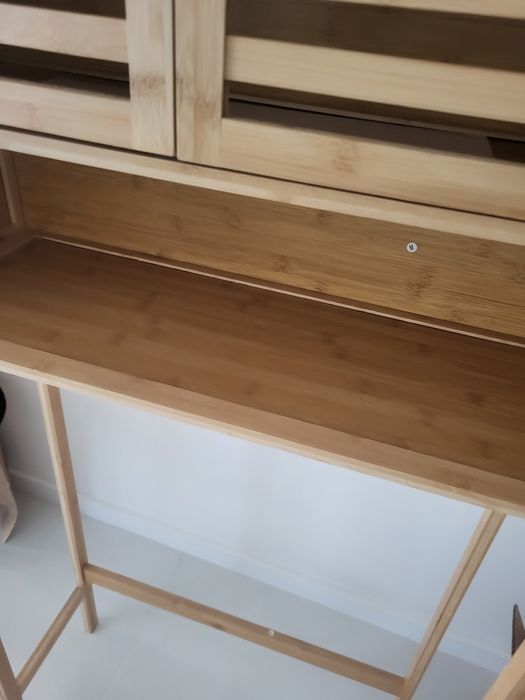 Móvel bambu para máquina de lavar