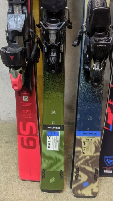 Лижі Atomic redster, K2, rossignol hero експертний карвінг